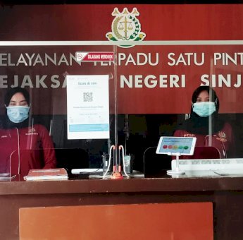 Pelayanan di Kantor Kejari Sinjai Wajib Tunjukkan Sertifikat Vaksin