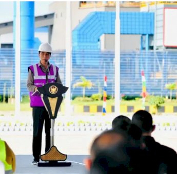 Presiden Jokowi Resmikan Smelter Nikel di Konawe, Berharap Mempunyai Nilai Tambah