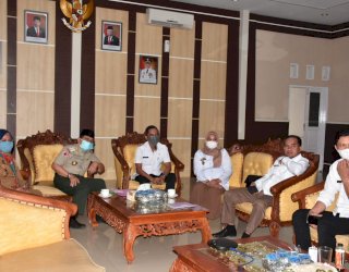 Walikota Palopo Rakor Pengendalian Covid-19 Bersama Mendagri