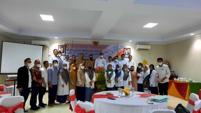alitbangda Kota Palopo menghadiri kegiatan Focus Group Discussion (FGD) rencana penelitian induk Institut Agama Islam Negeri (IAIN) Palopo, Selasa (7/12/2021).