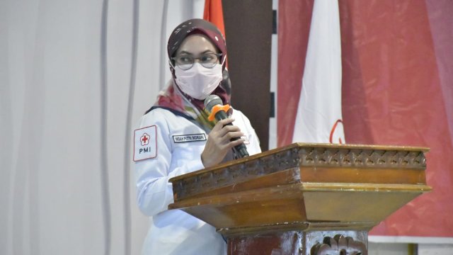 Ketua PMI Luwu Utara Indah Putri Indriani
