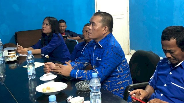 Pengurus DPD PAN Luwu Utara mengikuti Bimbingan Tekhnis E-Saksi yang digelar oleh Badan Saksi Nasional DPP PAN, Selasa (21/12/2021).