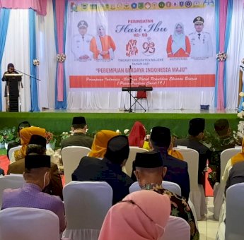 Hadiri Peringatan Hari Ibu, Kapolres Majene Harapkan Perempuan Semakin Inspiratif