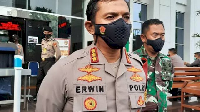 Kapolres Metro Jakarta Timur, Kombes Pol Erwin Kurniawan.