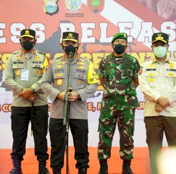 Kapolri Jenderal Listyo Sigit Beri Selamat Sulsel Capai 70 Persen Vaksinasi