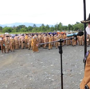 Apel Perdana di Tahun 2022, Bupati Luwu Timur Minta ASN Tingkatkan Kedisiplinan