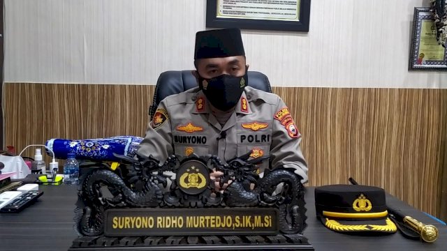 Kapolres Bulukumba, AKBP Suryono Ridho Murtedjo.