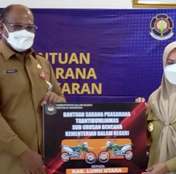 Pemda Lutra Terima Bantuan Urusan Bencana Dari Ditjen Bina Adwil Kemendagri