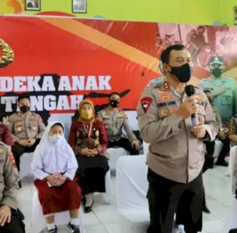 Polda Jateng Targetkan Vaksinasi Anak 70 Persen Pekan Depan