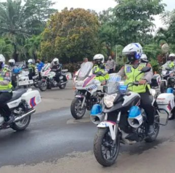 Polda Banten Gelar Pelatihan Safety Riding Untuk Membantu Lalu Lintas Ambulance