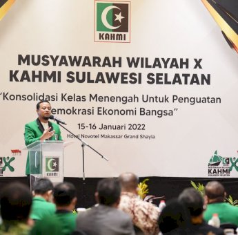 Plt Gubernur Andi Sudirman Buka Muswil X KAHMI Sulsel