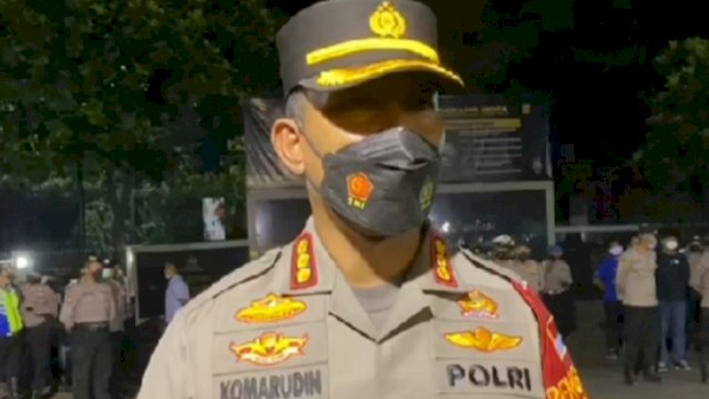 Kapolres Metro Kota Tangerang, Kombes Pol Komarudin.
