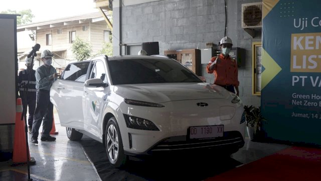 Mobil Listrik yang rencananya akan digunakan PT Vale di Area Operasional.