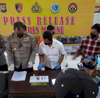 Polres Majene Rilis Kasus Narkoba yang Libatkan Oknum ASN
