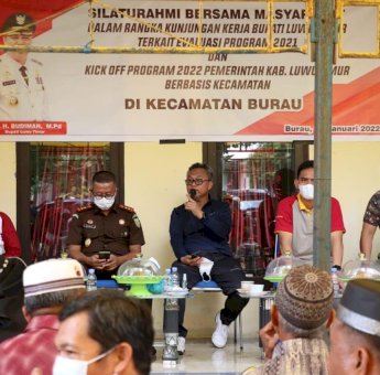 Berkantor di Kecamatan, Bupati Lutim dan Forkopimda Ajak Warga Burau Bersilaturahmi