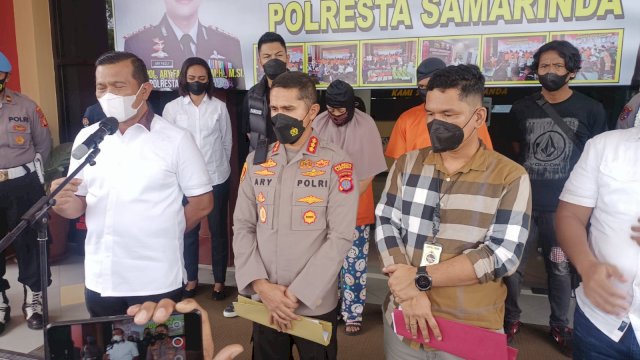 Polresta Samarinda menggelar Release Pengungkapan Sabu seberat 2 Kilogram milik Tahanan di Lapas Samarinda.