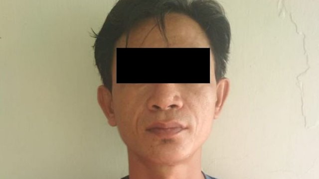 Warga Lingkungan I Tingkulu, Wanea berinisial ST (40) ditangkap Tim Opsnal Polresta Manado, Sabtu (22/1/2022).