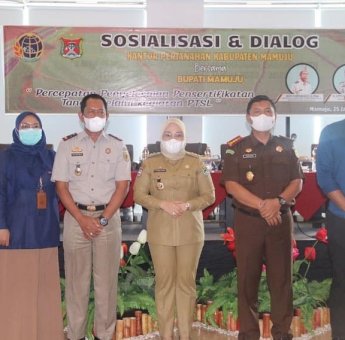 Bupati Mamuju Dorong Masyarakat Manfaatkan PTSL BPN