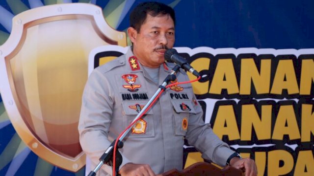Kapolda Sulsel, Irjen Pol Nana Sudjana. (Istimewa)