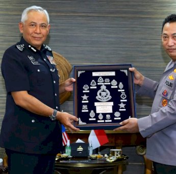 Bertemu Kepala Kepolisian Malaysia, Kapolri Bahas PMI Ilegal Hingga Penanganan Covid-19