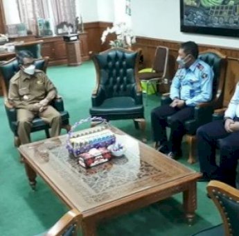 Bahas Warga Binaan, Kalapas Klas II Bontang Temui Bupati Kutai Timur