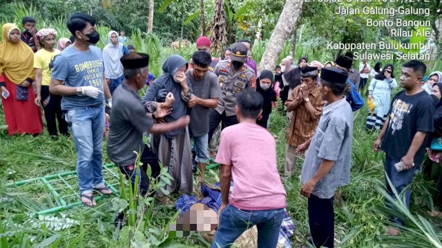 FOTO: Penemuan Mayat di Bulukumba, Rabu (26/1/2022).