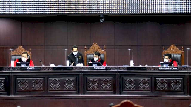 Sidang Mahkamah Konstitusi (MK), Rabu (26/01/2022).