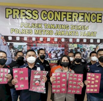 Polsek Tanjung Duren Jakarta Barat Ungkap Ribuan Butir Ekstasi Senilai Rp 1 Miliar