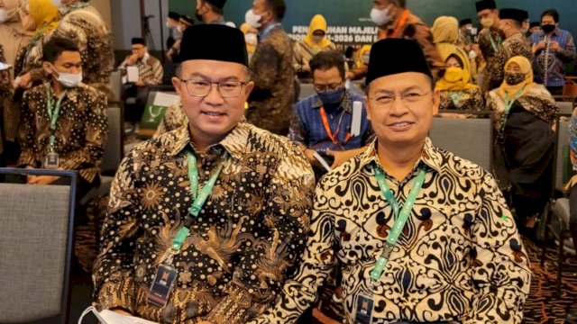 Prof. Taruna Ikrar (kirim) saat dilantik menjadi Dewan Pakar MOP ICMI Masa Bhakti 2021-2026, di Gedung IPB International Convention Center, Bogor, Jawa Barat, Sabtu (29/01/2022).