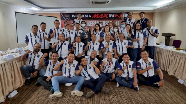 Komunitas Motor yang tergabung dalam wadah Indonesia Max Owners (IMO) sukses menggelar acara Rapat kerja Nasional, Sabtu (29/1/2022)