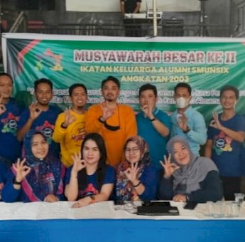 Aklamasi, Andi Hendra Hidayat Ketua IKA SMA 6 Makassar Periode 2022-2026