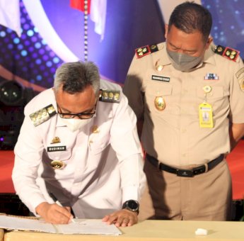 Perangi Mafia Tanah, Bupati Luwu Timur Teken MoU dengan BPN Sulsel