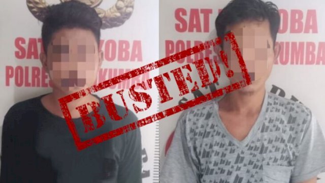 NA dan CE Diamankan Jajaran Reskrim Polres Bulukumba Karena Kedapatan Membawa Sabu 7,30 Gram, Kamis (10/02/2022). (Foto. Humas Polres Bulukumba)