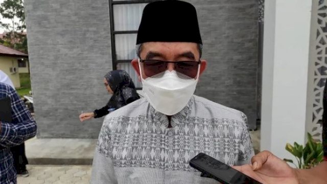Bupati Kutai Timur Ardiansyah Sulaiman, saat diwawancarai awak Media.