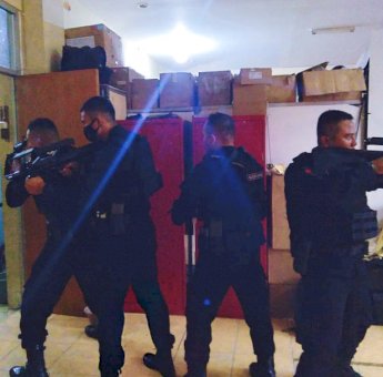 Antisipasi Gangguan Kamtibmas, Satbrimob Polda Banten Latihan Wanteror