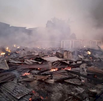 Soal Penyebab Kebakaran Pasar Sentral Sinjai, Polisi Tunggu Hasil Labfor
