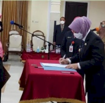 Lantik Pejabat Pimpinan Tinggi Pratama, Bupati Berau Ingatkan Implementasi 18 Program Unggulan