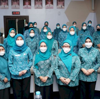 TP PKK Gowa Sosialisasikan AKB Lewat Kader Pro Sehat Kendali Covid-19