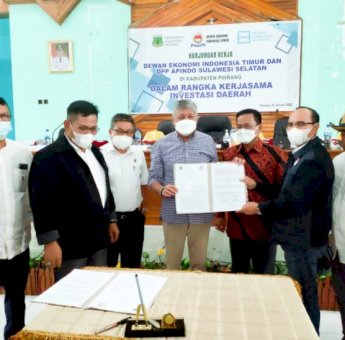 Tumbuhkan Perekonomian di Pinrang, Bupati Irwan Hamid Gandeng Apindo dan Dewan Ekomomi