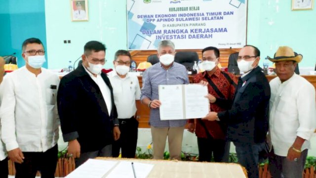 Tumbuhkan Perekonomian di Pinrang, Bupati Irwan Hamid Gandeng Apindo dan Dewan Ekomomi