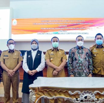 Tandatangan Hibah dan Kerja Sama, Plt Gubernur Sulsel: Rp 1,2 Triliun RS OJK Internasional di CPI Akan Dimulai