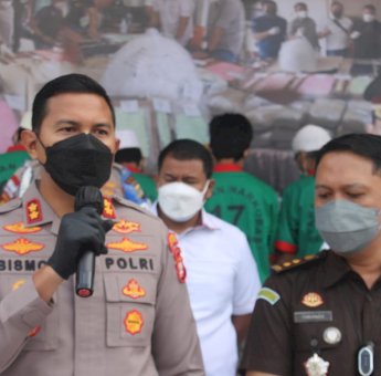 Polres Metro Jakarta Barat Musnahkan 31 Kilogram Sabu, 255 Kilogram Ganja dan 5.000 Butir Ekstasi