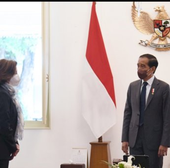 Presiden Jokowi Terima Kunjungan Menteri Angkatan Bersenjata Prancis