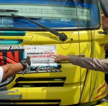 Ditlantas Polda Banten Tindaki Kendaraan ODOL