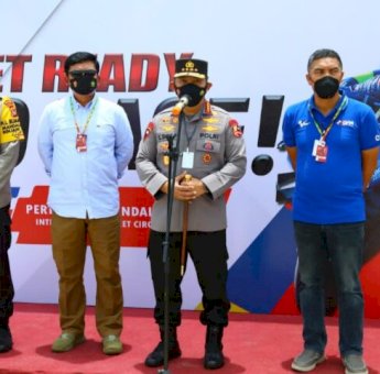 Kapolri Pastikan Pelaksanan Prokes Hingga Pengamanan Saat Cek Kesiapan Pramusim MotoGP Mandalika