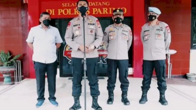 Kapolda Sulteng Irjen Pol Rudy Sufahriadi, saat memberikan keterangan Pers terkait korban tertembaknya Rifaldi, Minggu (13/02/2022). (Foto. Humas Polda Sulteng)