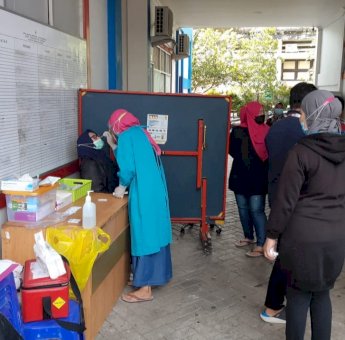 Antisipasi Penyebaran Covid-19, PMI Makassar Test Antigen Seluruh Karyawan, Staf dan Pengurus