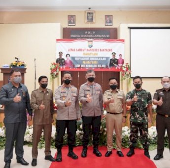 AKBP Andi Kumara Pimpin Polres Bantaeng, Ilham Azikin Ajak Sinergi Tangani Covid-19