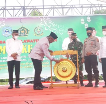 Buka MTQ Ke-IV Buteng, Bupati Samahuddin Harap Bisa Lahir Generasi Qur’ani