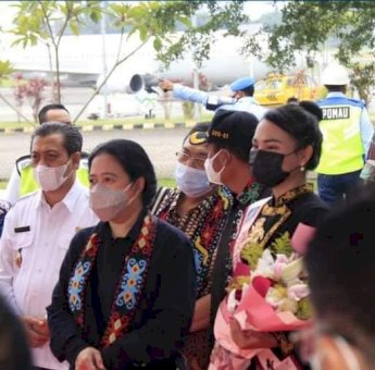 Disambut Wakil Gubernur Kaltim, Puan Maharani Tinjau Lokasi IKN